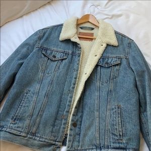 Vintage Levi Fur Jacket Medium